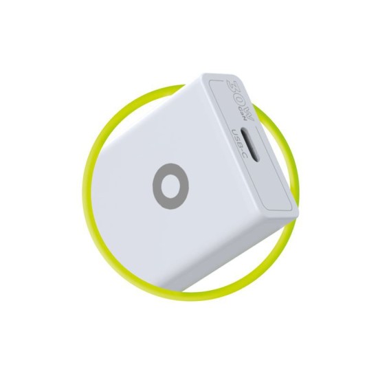 Incarcator retea GaN Mobile Origin Slim MO17, USB-C, 30W, Alb (Incarcatoare, MO-GAN30W-MO17) by www.silkase.ro