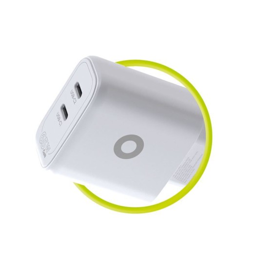 Incarcator de retea Mobile Origin GaN 65W certificat TUV cu 2 porturi USB-C (Mobile Origin, Ingredi) by www.silkase.ro Incarcator de retea Mobile Origin GaN 65W certificat TUV cu 2 porturi USB-C (Incarcatoare, MO-GAN65W-MO19) by www.silkase.ro