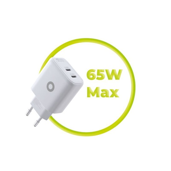 Incarcator de retea Mobile Origin GaN 65W certificat TUV cu 2 porturi USB-C (Mobile Origin, Ingredi) by www.silkase.ro Incarcator de retea Mobile Origin GaN 65W certificat TUV cu 2 porturi USB-C (Incarcatoare, MO-GAN65W-MO19) by www.silkase.ro