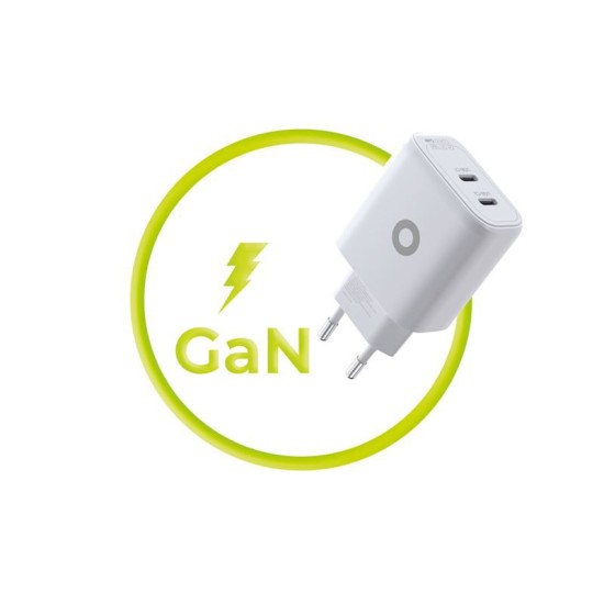 Incarcator de retea Mobile Origin GaN 65W certificat TUV cu 2 porturi USB-C (Mobile Origin, Ingredi) by www.silkase.ro Incarcator de retea Mobile Origin GaN 65W certificat TUV cu 2 porturi USB-C (Incarcatoare, MO-GAN65W-MO19) by www.silkase.ro