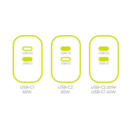 Incarcator de retea Mobile Origin GaN 65W certificat TUV cu 2 porturi USB-C (Mobile Origin, Ingredi) by www.silkase.ro Incarcator de retea Mobile Origin GaN 65W certificat TUV cu 2 porturi USB-C (Incarcatoare, MO-GAN65W-MO19) by www.silkase.ro