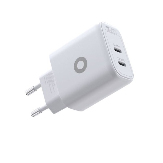 Incarcator de retea Mobile Origin GaN 65W certificat TUV cu 2 porturi USB-C (Mobile Origin, Ingredi) by www.silkase.ro Incarcator de retea Mobile Origin GaN 65W certificat TUV cu 2 porturi USB-C (Incarcatoare, MO-GAN65W-MO19) by www.silkase.ro