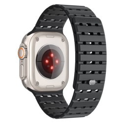MOBILE ORIGIN Curea Magnetică Apple Watch 49/46/45/44mm (Ultra 3-1/Seria 11), Neagră
