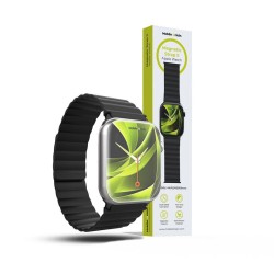 MOBILE ORIGIN II Curea Magnetică Apple Watch 49/46/45/44mm (Ultra 3-1/Seria 11), Negru/Negru