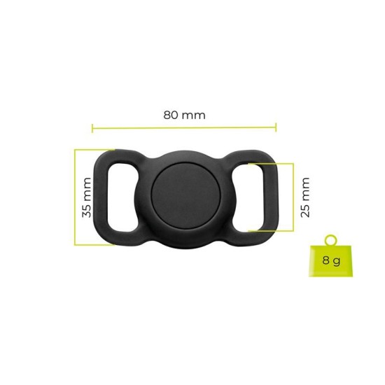 Zgarda pentru animale de companie cu suport Apple AirTag Mobile Origin, neagra (Mobile Origin, Ingredi) by www.silkase.ro Zgarda pentru animale de companie cu suport Apple AirTag Mobile Origin, neagra (Ingredi, MO-APC-BLK) by www.silkase.ro