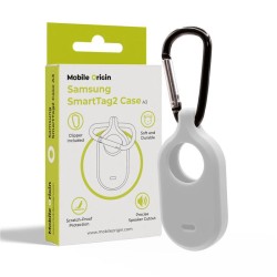Husa de protectie Mobile Origin pentru Samsung SmartTag2, alba