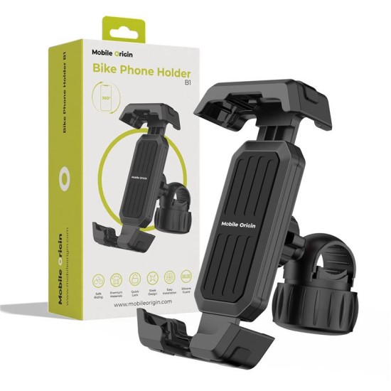 Suport universal bicicleta Mobile Origin B1, Rotire 360 grade, Negru (Mobile Origin, Suport bicicleta) by www.silkase.ro Suport universal bicicleta Mobile Origin B1, Rotire 360 grade, Negru (Suport bicicleta, MO-BPH-B1) by www.silkase.ro