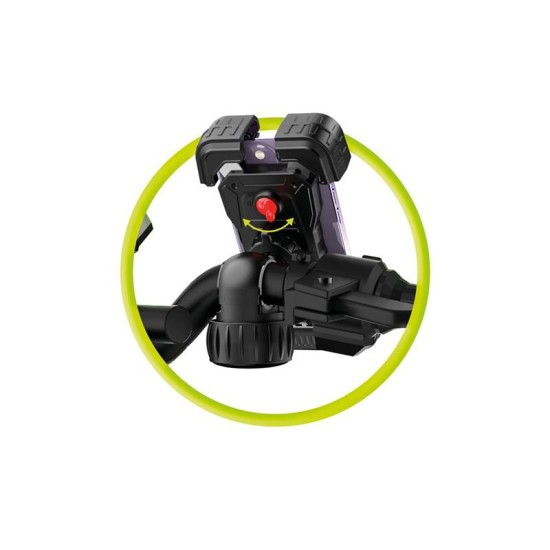 Suport universal bicicleta Mobile Origin B3, Rotire 360 grade, Negru (Suport bicicleta, MO-BPH-B3) by www.silkase.ro