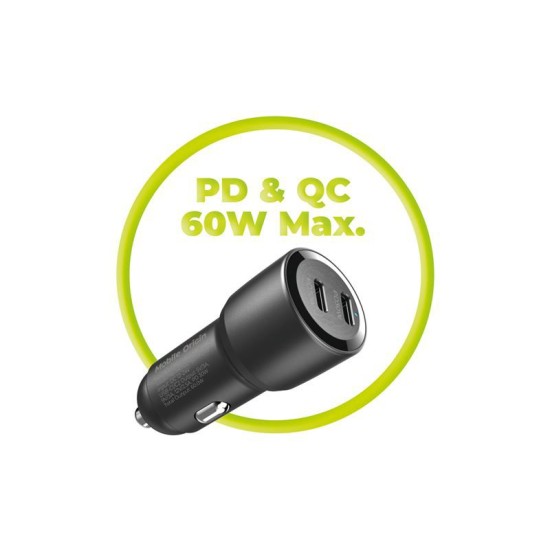 Incarcator auto Mobile Origin 60W cu 2 porturi USB-C, CA11 (Mobile Origin, Ingredi) by www.silkase.ro Incarcator auto Mobile Origin 60W cu 2 porturi USB-C, CA11 (Suport auto, MO-CCH60W-CA11) by www.silkase.ro