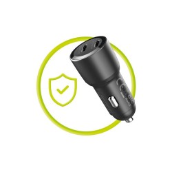 Incarcator auto Mobile Origin 60W cu 2 porturi USB-C, CA11