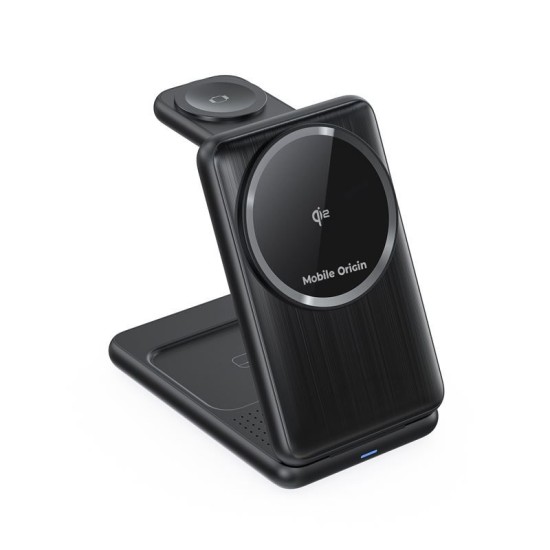 Incarcator pliabil 3 in 1 Mobile Origin PW8 cu tehnologie Qi2, negru (Mobile Origin, Ingredi) by www.silkase.ro Incarcator pliabil 3 in 1 Mobile Origin PW8 cu tehnologie Qi2, negru (Incarcatoare, MO-FCH-PW8-BLK) by www.silkase.ro