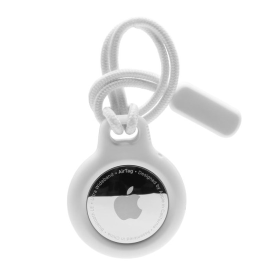Suport tip breloc Mobile Origin Loop pentru Apple AirTag, alb (Mobile Origin, Ingredi) by www.silkase.ro Suport tip breloc Mobile Origin Loop pentru Apple AirTag, alb (Ingredi, MO-ALCH-WHT-A1) by www.silkase.ro