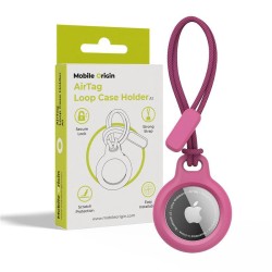 Suport tip breloc Mobile Origin Loop pentru Apple AirTag, roz