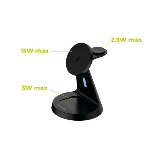 Suport magnetic cu incarcare wireless 3 in 1 Mobile Origin PW9 (Mobile Origin, Ingredi) by www.silkase.ro Suport magnetic cu incarcare wireless 3 in 1 Mobile Origin PW9 (Incarcatoare, MO-31WMS-PW9) by www.silkase.ro