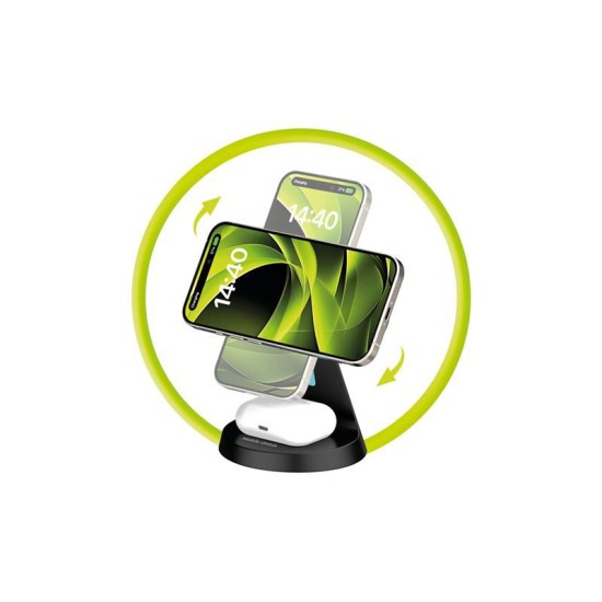 Suport magnetic cu incarcare wireless 3 in 1 Mobile Origin PW9 (Mobile Origin, Ingredi) by www.silkase.ro Suport magnetic cu incarcare wireless 3 in 1 Mobile Origin PW9 (Incarcatoare, MO-31WMS-PW9) by www.silkase.ro