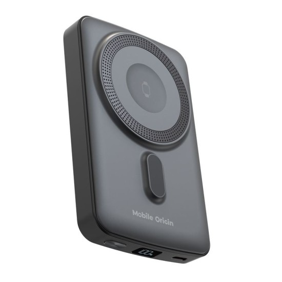 Baterie externa magnetica wireless Mobile Origin 10000mAh PB9 (Baterii Externe, MO-WMP-PB9) by www.silkase.ro