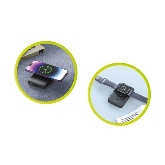 Baterie externa magnetica wireless Mobile Origin 10000mAh PB9 (Baterii Externe, MO-WMP-PB9) by www.silkase.ro