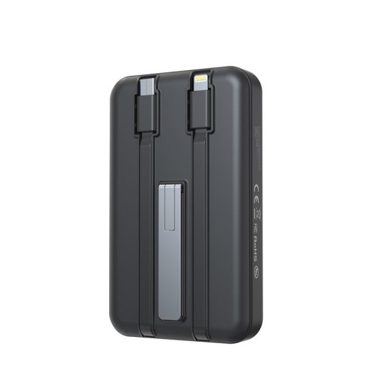 Baterie externa magnetica wireless Mobile Origin 10000mAh cu cabluri USB-C si Lightning integrate PB11 (Mobile Origin, Ingredi) by www.silkase.ro Baterie externa magnetica wireless Mobile Origin 10000mAh cu cabluri USB-C si Lightning integrate PB11 (Baterii Externe, MO-WMP-PB11) by www.silkase.ro