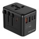 Adaptor de voiaj universal Mobile Origin GaN 35W cu 3x USB-C si 2x USB-A (Incarcatoare, MO-TRA35-PW4) by www.silkase.ro