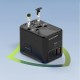 Adaptor de voiaj universal Mobile Origin GaN 35W cu 3x USB-C si 2x USB-A (Incarcatoare, MO-TRA35-PW4) by www.silkase.ro