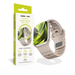 MOBILE ORIGIN III Curea Apple Watch 49/46/45/44mm (Ultra 3-1/Seria 11), Bej Deschis