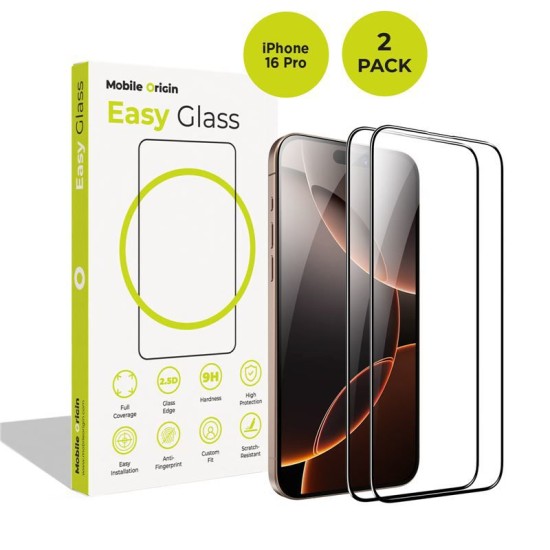 Set 2 folii de sticla Mobile Origin EasyGlass pentru iPhone 16 Pro (Mobile Origin, Ingredi) by www.silkase.ro Set 2 folii de sticla Mobile Origin EasyGlass pentru iPhone 16 Pro (iPhone 16 Pro, FRL-EG-i16Pro-2pk) by www.silkase.ro