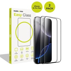 Set 2 folii de sticla Mobile Origin EasyGlass pentru iPhone 16 Pro Max