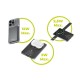 Baterie externa metalica slim 3 in 1 Mobile Origin 5000mAh PB4 (Baterii Externe, MO-MSP-PB4) by www.silkase.ro