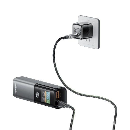 Baterie Externă Mobile Origin 100W PD 14000mAh cu Display PB12 - USB-C + USB-A Baterie Externă Mobile Origin 100W PD 14000mAh cu Display PB12 - USB-C + USB-A (Baterii Externe, MO-100WPD-PB12) by www.silkase.ro