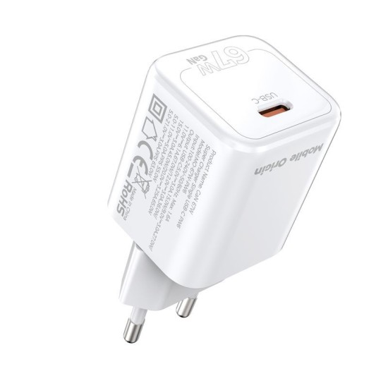 Incarcator de retea Mobile Origin GaN 67W cu 1 port USB-C (Mobile Origin, Ingredi) by www.silkase.ro Incarcator de retea Mobile Origin GaN 67W cu 1 port USB-C (Incarcatoare, MO-67W-PW6) by www.silkase.ro