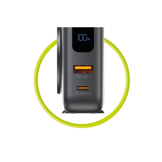 Baterie externa si incarcator voiaj Mobile Origin, cabluri integrate, compatibil MagSafe, negru (Mobile Origin, Ingredi) by www.silkase.ro Baterie externa si incarcator voiaj Mobile Origin, cabluri integrate, compatibil MagSafe, negru (Baterii Externe, PBT-03L-BLK) by www.silkase.ro