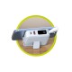 Baterie externa si incarcator voiaj Mobile Origin, cabluri integrate, compatibil MagSafe, alb (Baterii Externe, PBT-03L-WHT) by www.silkase.ro