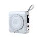 Baterie externa si incarcator voiaj Mobile Origin, cabluri integrate, compatibil MagSafe, alb (Baterii Externe, PBT-03L-WHT) by www.silkase.ro