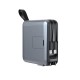 Baterie externa si incarcator voiaj Mobile Origin, cabluri integrate, compatibil MagSafe, gri (Mobile Origin, Ingredi) by www.silkase.ro Baterie externa si incarcator voiaj Mobile Origin, cabluri integrate, compatibil MagSafe, gri (Baterii Externe, PBT-03L-GRY) by www.silkase.ro