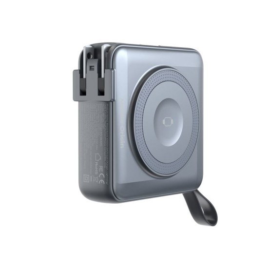 Baterie externa si incarcator voiaj Mobile Origin, cabluri integrate, compatibil MagSafe, gri (Mobile Origin, Ingredi) by www.silkase.ro Baterie externa si incarcator voiaj Mobile Origin, cabluri integrate, compatibil MagSafe, gri (Baterii Externe, PBT-03L-GRY) by www.silkase.ro