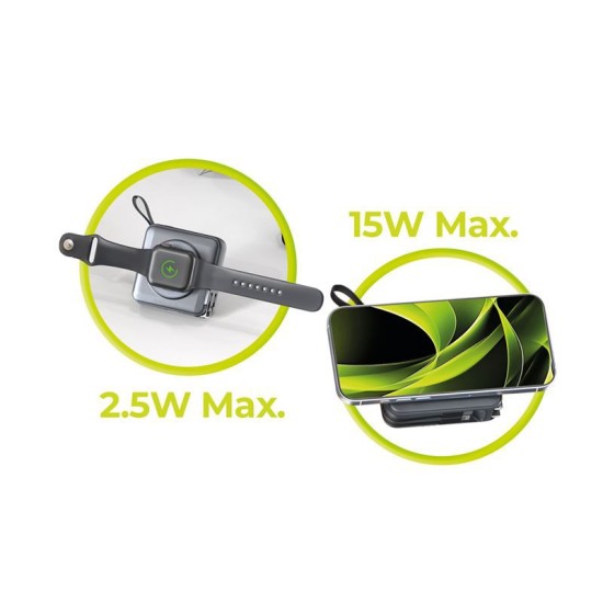 Baterie externa si incarcator voiaj Mobile Origin, cabluri integrate, compatibil MagSafe, gri (Mobile Origin, Ingredi) by www.silkase.ro Baterie externa si incarcator voiaj Mobile Origin, cabluri integrate, compatibil MagSafe, gri (Baterii Externe, PBT-03L-GRY) by www.silkase.ro