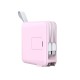 Baterie externa si incarcator voiaj Mobile Origin, cabluri integrate, compatibil MagSafe, roz (Mobile Origin, Ingredi) by www.silkase.ro Baterie externa si incarcator voiaj Mobile Origin, cabluri integrate, compatibil MagSafe, roz (Baterii Externe, PBT-03L-PNK) by www.silkase.ro