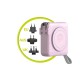 Baterie externa si incarcator voiaj Mobile Origin, cabluri integrate, compatibil MagSafe, roz (Mobile Origin, Ingredi) by www.silkase.ro Baterie externa si incarcator voiaj Mobile Origin, cabluri integrate, compatibil MagSafe, roz (Baterii Externe, PBT-03L-PNK) by www.silkase.ro