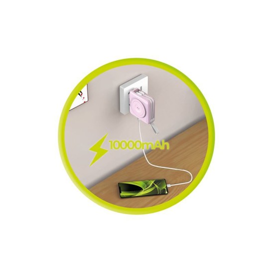 Baterie externa si incarcator voiaj Mobile Origin, cabluri integrate, compatibil MagSafe, roz (Mobile Origin, Ingredi) by www.silkase.ro Baterie externa si incarcator voiaj Mobile Origin, cabluri integrate, compatibil MagSafe, roz (Baterii Externe, PBT-03L-PNK) by www.silkase.ro