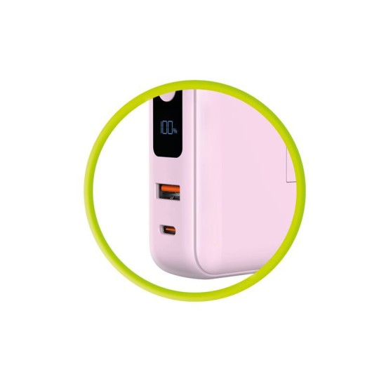 Baterie externa si incarcator voiaj Mobile Origin, cabluri integrate, compatibil MagSafe, roz (Mobile Origin, Ingredi) by www.silkase.ro Baterie externa si incarcator voiaj Mobile Origin, cabluri integrate, compatibil MagSafe, roz (Baterii Externe, PBT-03L-PNK) by www.silkase.ro