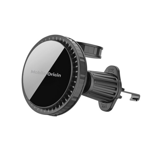 Incarcator auto wireless pentru ventilatie Mobile Origin CA18, compatibil MagSafe iPhone si Apple Watch (Mobile Origin, Ingredi) by www.silkase.ro Incarcator auto wireless pentru ventilatie Mobile Origin CA18, compatibil MagSafe iPhone si Apple Watch (Incarcatoare Auto, MO-WCVCH-CA18) by www.silkase.ro