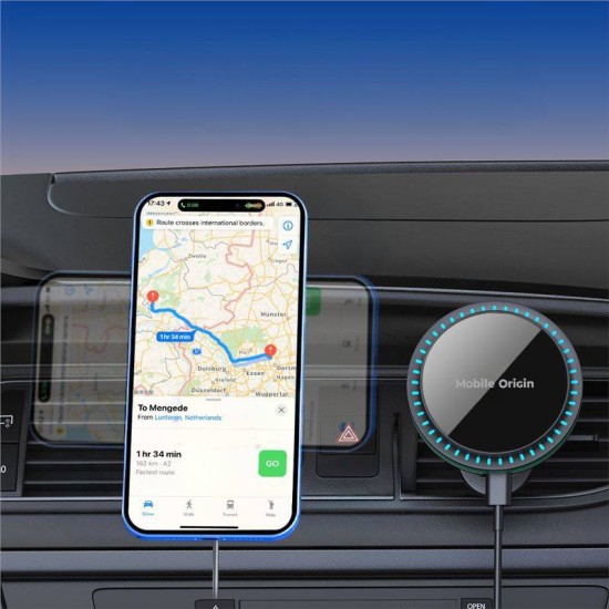 Incarcator auto wireless pentru ventilatie Mobile Origin CA18, compatibil MagSafe iPhone si Apple Watch (Mobile Origin, Ingredi) by www.silkase.ro Incarcator auto wireless pentru ventilatie Mobile Origin CA18, compatibil MagSafe iPhone si Apple Watch (Incarcatoare Auto, MO-WCVCH-CA18) by www.silkase.ro