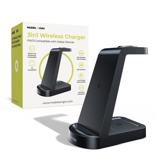 Statie de incarcare wireless 3 in 1 Mobile Origin PW13 compatibila Samsung (Mobile Origin, Ingredi) by www.silkase.ro Statie de incarcare wireless 3 in 1 Mobile Origin PW13 compatibila Samsung (Incarcatoare, MO-31WCH-PW13) by www.silkase.ro