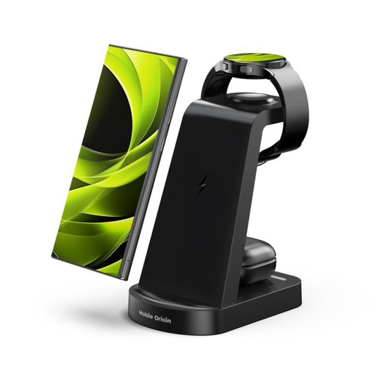 Statie de incarcare wireless 3 in 1 Mobile Origin PW13 compatibila Samsung (Mobile Origin, Ingredi) by www.silkase.ro Statie de incarcare wireless 3 in 1 Mobile Origin PW13 compatibila Samsung (Incarcatoare, MO-31WCH-PW13) by www.silkase.ro