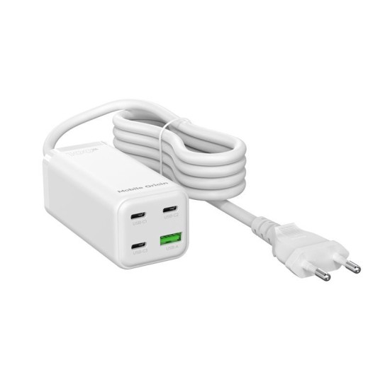 Incarcator compact MultiHub Mobile Origin GaN 100W cu 3x USB-C si 1x USB-A (Mobile Origin, Ingredi) by www.silkase.ro Incarcator compact MultiHub Mobile Origin GaN 100W cu 3x USB-C si 1x USB-A (Incarcatoare, MO-100CMH-PW18) by www.silkase.ro