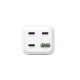Incarcator compact MultiHub Mobile Origin GaN 100W cu 3x USB-C si 1x USB-A (Mobile Origin, Ingredi) by www.silkase.ro Incarcator compact MultiHub Mobile Origin GaN 100W cu 3x USB-C si 1x USB-A (Incarcatoare, MO-100CMH-PW18) by www.silkase.ro