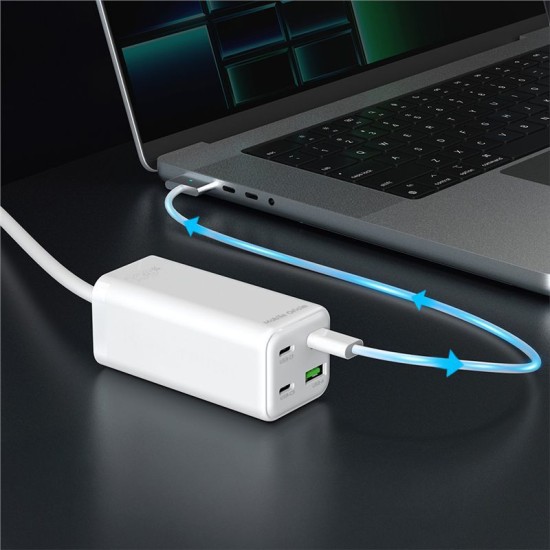 Incarcator compact MultiHub Mobile Origin GaN 100W cu 3x USB-C si 1x USB-A (Mobile Origin, Ingredi) by www.silkase.ro Incarcator compact MultiHub Mobile Origin GaN 100W cu 3x USB-C si 1x USB-A (Incarcatoare, MO-100CMH-PW18) by www.silkase.ro