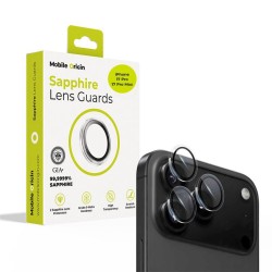 Protectie de safir pentru lentile camera Mobile Origin, transparenta - iPhone 17 Pro / 17 Pro Max