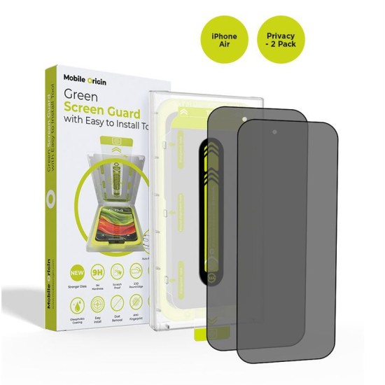 Set 2 folii de protectie Privacy Mobile Origin cu aplicator pentru iPhone Air (Mobile Origin, Ingredi) by www.silkase.ro Set 2 folii de protectie Privacy Mobile Origin cu aplicator pentru iPhone Air (iPhone Air, SGA-FP-i17Air-2pk) by www.silkase.ro