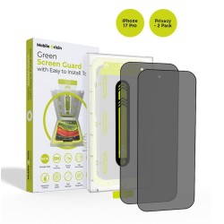 Set 2 folii de protectie Privacy Mobile Origin cu aplicator pentru iPhone 17 Pro